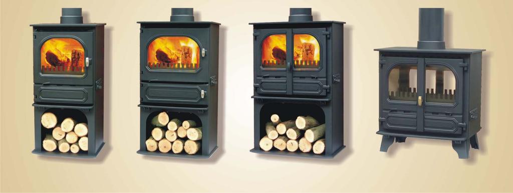 DUNSLEY HIGHLANDER LOG STORE RANGE Plus The Highlander 8 Double Fronted Stove Highlander 5 Log Store The Highlander Multi-Fuel range of stoves is now complemented by a Log Store model which has all