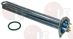 3455120 HEATING ELEMENT 6000W 230/400V immersed depth 385 mm flange external ø 72 mm with bulb sheath complete with O-RING for Convection oven (BONNET) EQ4.101/1.