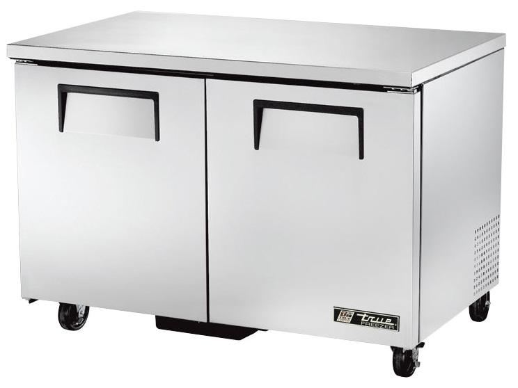 Interior - attractive, NSF approved, clear coated aluminum liner. Stainless steel floor with coved corners. Extra-deep 191/2 (496 mm) full length removable cutting board included.