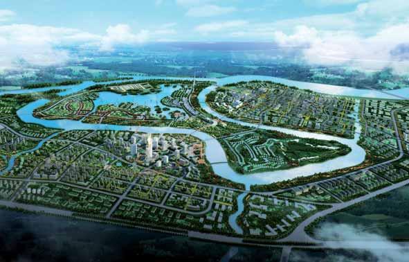 EDITORIAL Tianjin Eco-City Panasonic is taking part in a pioneering project by China and Singapore to create the Tianjin Eco-City, some 40 km from Tianjin city centre and 150 km from Beijing.