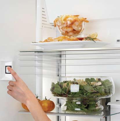 FREEDOM COLLECTION REFRIGERATION FRESH FOOD COLUMN LIBERTY SHELF This Thermador exclusive allows you to adjust a fully loaded shelf with a simple touch of a button, providing increased versatility