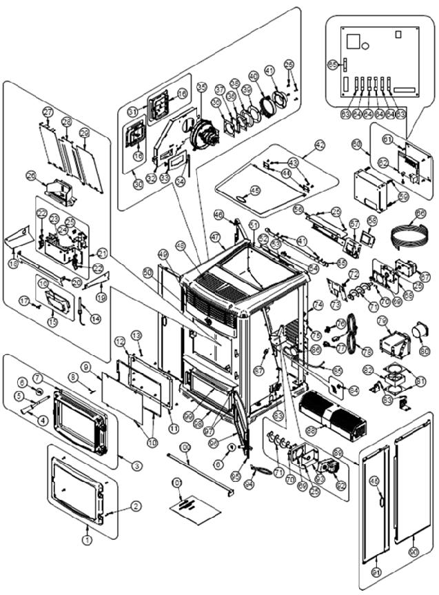 13 EXPLODED VIEW AND REPLACEMENT PARTS