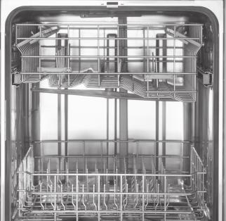 Usable Capacity through Tall-Over-Tall Design. Adjustable Upper Rack NEW! Profile dishwashers have a new four-position, adjustable upper rack available.