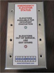 occupant-controlled evacuation Standards: ASME A17.