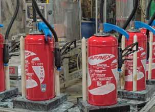 EXTINGUISHERS OUR KNOW-HOW Nicole and Michel LAHOUATI founded EUROFEU, a company trading in fire equipment, in 1972. They began manufacturing fire extinguishers in 1981.