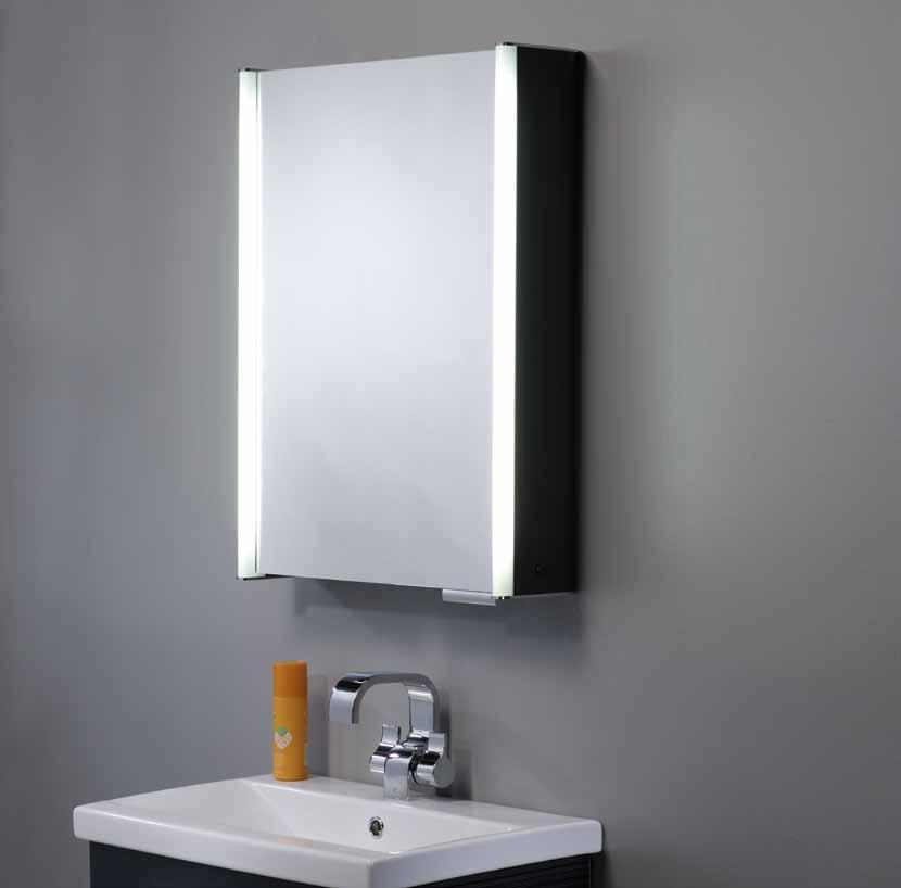 1 1. Plateau anthracite single mirror glass door cabinet 400.56 2. Plateau white single mirror glass door cabinet 400.56 5.