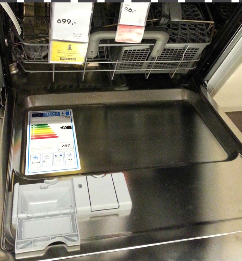 Dishwashers Similarly to other white goods, dishwashers belong to the category with the energy labels being available in most cases.