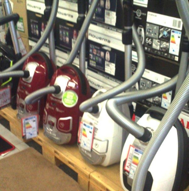 Vacuum cleaners Televisions are a relatively new product category with an energy label.