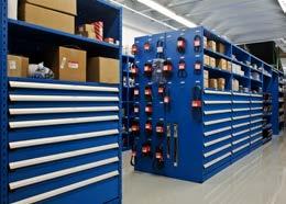 SMART STORAGE Custom Parts Storage Systems Waymarc has won our trust over the past several years.