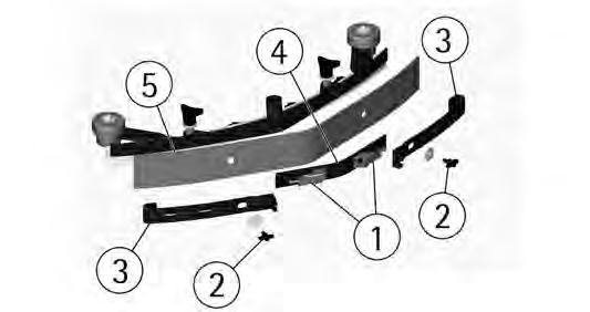 5. Reassemble all parts paying attention to put the washers (3) into position, they are two for each knob, so that they are assembled one under and the other on each of the two slots present on the