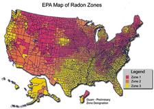 REGULATORY INFORMATION EPA has no regulatory authority regarding indoor radon levels in air.