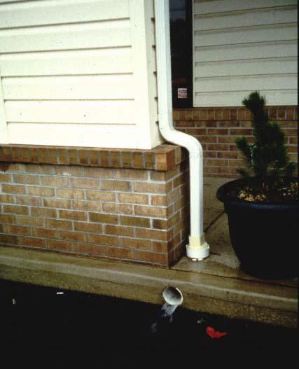 This disconnects the rooftop from the storm drain system and reduces both runoff volume and pollutants delivered to