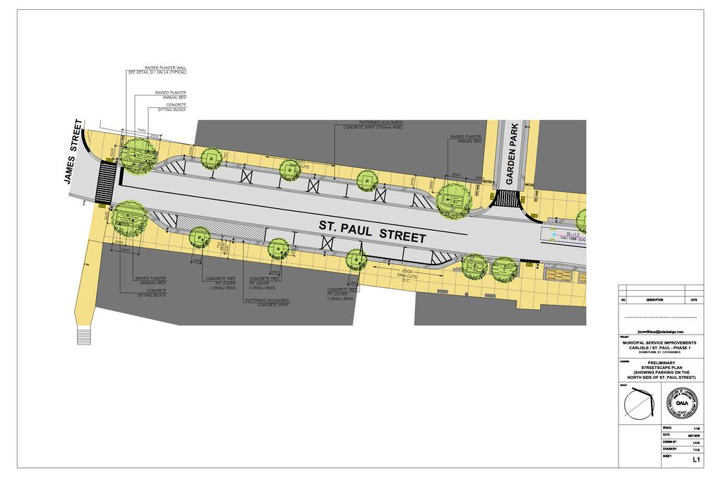 Parking Proposed at April 14, 2015 Public Information Centre This