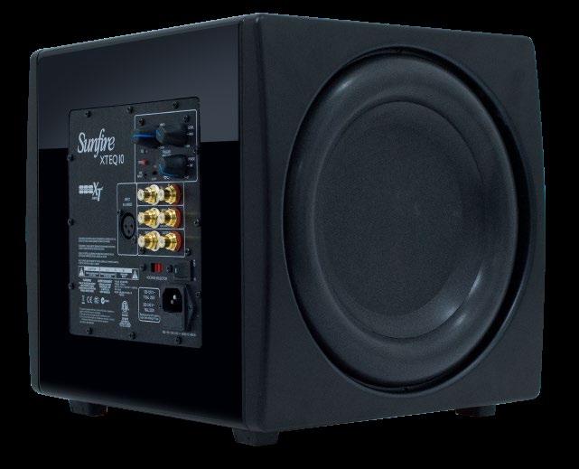 The Ultimate Expression of Subwoofer Technology The Sunfire XTEQ Series is the ultimate expression of subwoofer technology, delivering accurate, powerful bass that dramatically spikes a home s audio