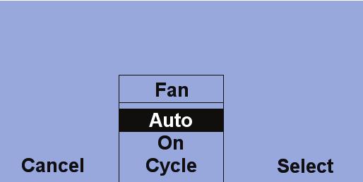 About the fan and hold settings FAN To change the fan setting, press [FAN].