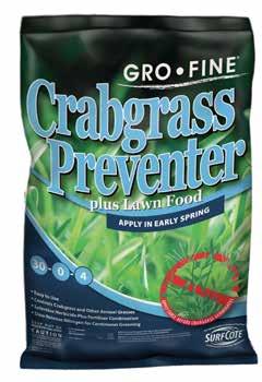 STEP 4 STEP 3 STEP 2 STEP 1 Crabgrass Control Lawn Food (APPLY IN EARLY SPRING) Will control crabgrass as pre-emergent or early postemergent to extend application window for quick, deep, even