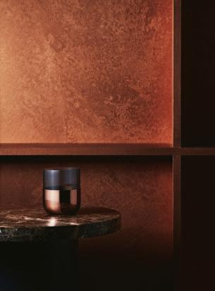 COPPER Creates the look of lustrous, metallic copper. Use on feature walls and home accessories.