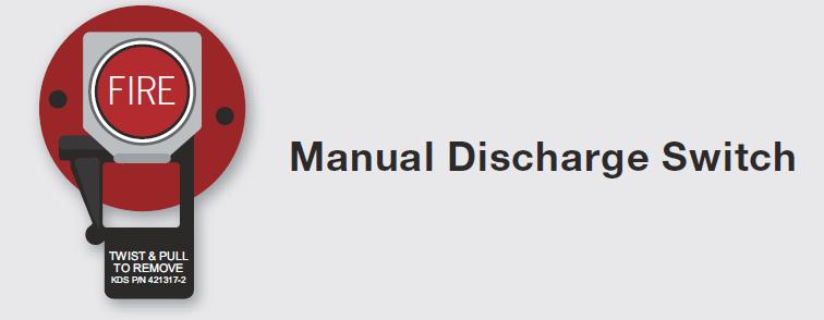 Accidental Discharge: Replace the safety pin clip on the manual discharge