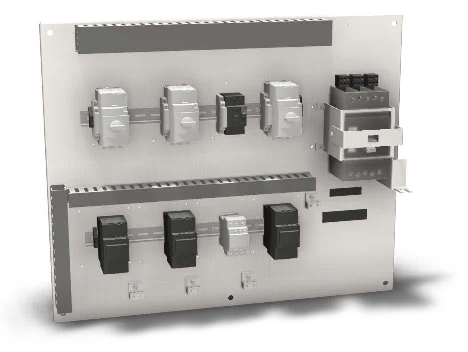 Legacy Dryer High Voltage Sub Panel (AUX) Overloads Main Disconnect Contactors Ground Lugs