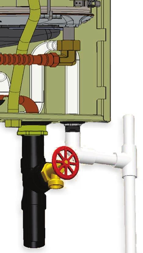 6 - COMBUSTION AIR AND VENT PIPING FIGURE 6-18 Condensate Drain 6.9 Condensate Piping Use materials acceptable to authority having jurisdiction.
