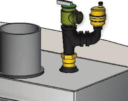 COMBUSTION AIR INLET WALL MOUNT
