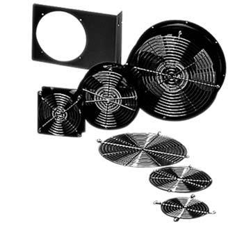 Rev. A 7/07 Compact Cooling Fans Fans, Blowers, Louvers, and Vents D85 Construction Dynamically balanced impellers molded from polycarbonate material One finger guard is furnished (an additional