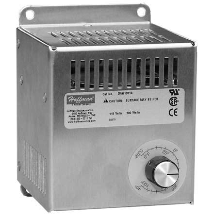 Electric Heaters Heaters D85 Installation CAUTION These electric heaters are not designed for use in dusty, dirty, corrosive, or hazardous locations. Portions of the heater can get hot.