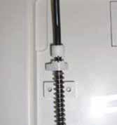 Place the screws in a safe place (such as small container or jar) to prevent loss.