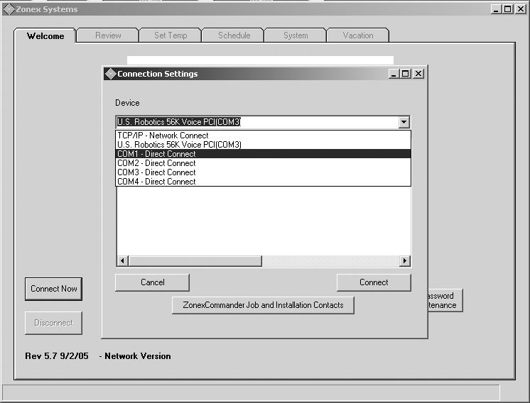 SYSTEM START-UP PROCEDURE Accessing the Systems WELCOME Screen Fig. 1 Double click on the Zonex icon to open the program s WELCOME screen (see Fig.