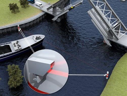 Detection of high vehicles A reliable means of detecting overheight vehicles is required in order to protect bridges and entrances to tunnels, but it is vital that antennas and other small objects do