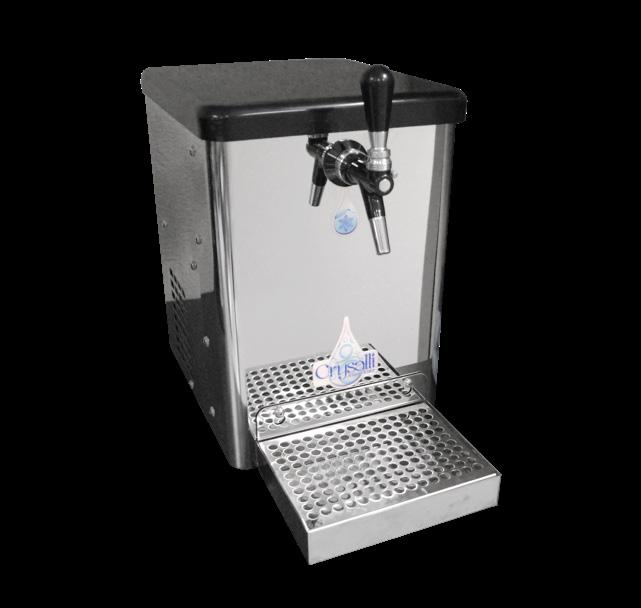 5 H 85 lbs $5,125 CP2000-CT2-PB Countertop Sparkling & Still Push Button Dispensing 50 Cups per hour capacity