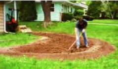 Sizing Rain Gardens Depth Gentle slope Example is 4-6 inches deep; Use excavated soil to