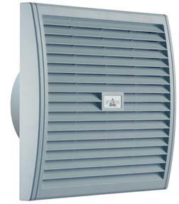 Filter Fan FF 018 Series 550m³/h High through-flow air volume Functional design Time-saving installation Weather proof and UV resistant Ventilating Filter fans are used to provide an optimum climate