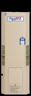 STORAGE HOT WATER SERVICES AQUAMAX 390 155 LTR Storage Gas 5 Star Unit 390 Litre First Hour Delivery 5 Star Energy Rating 10 Year Cylinder Warranty Mains pressure to multiple fixtures In-built