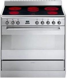 00* Upright Electric Cooktop and Electric Oven SFA9010CE R Upright Gas