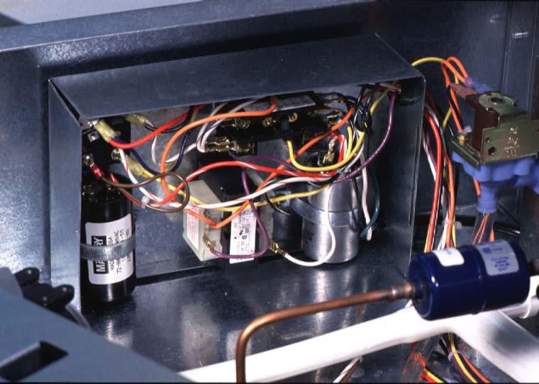 Service: High Voltage Box Compressor Relay Capacitors