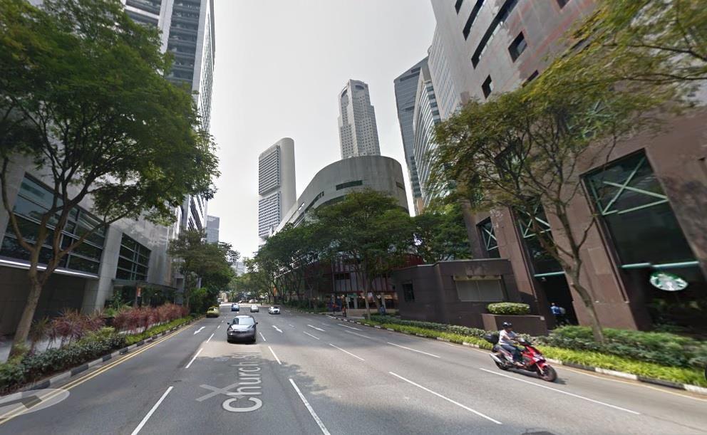 Street View Point 3: The Difference in Hierarchy of buildings The hierarchy of buildings along this street shows high rise building skyline at