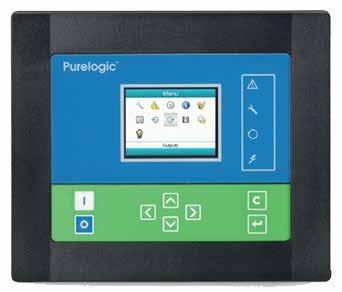 User-friendly interface The Purelogic controller incorporates a 3.5 inch highdefinition color display with a multilingual user interface and clear icon indications.