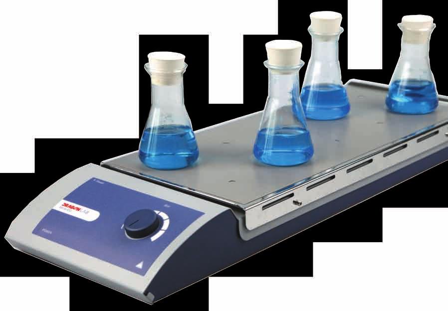 Features of MS-M-S10 BlueSpin 10-Channel Classic Magnetic Stirrers - Speed range of 0-1100rpm - High-performance magnetic stirrer with10
