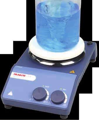 MS-H-S BlueSpin Classic Magnetic Hotplate Stirrer with stainless steel plate MS-H-S with ceramic coated hotplate Features