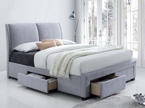both sides of the bed for extra storage.
