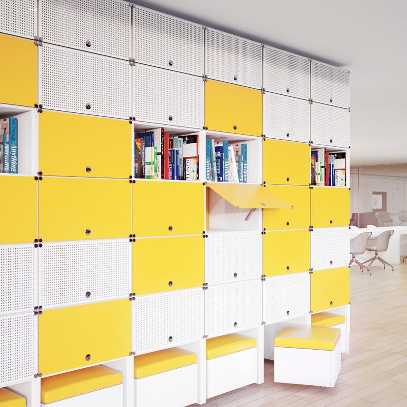 Third space Get creative. Reclaim, reinvent, revive. Turn underused areas into usable storage space for wall-to-wall wow. Streamlined storage results in highly efficient third spaces.