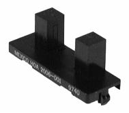 Wide Gap Transmissive Optoschmitt Sensor HOA2006 Series FEATURES Direct TTL interface Buffer logic Visible ambient light and dust protective filter 12 mm (0.47 in.