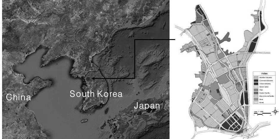 5 Figure 2 Landscape Ecological Assessment model 4 CASE STUDY 4.1 The Study Area The study area is the Byulne urban development project of the capital region, i.e. the Seoul Metropolitan Area.