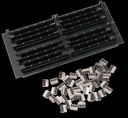 02 610XC Rack Mount Cross-Connect Panel Kits B For mounting 610XC hardware on a 19-inch rack Kits include wiring