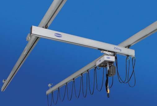 positioning thanks to two-speed control Fast working thanks to high lifting speeds Optionally with frequency