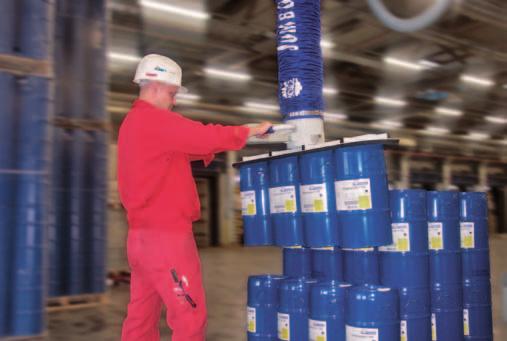 Handling of barrels Safe and ergonomic for a wide range of dimensions Special industry requirements Increased productivity Damage-free gripping and