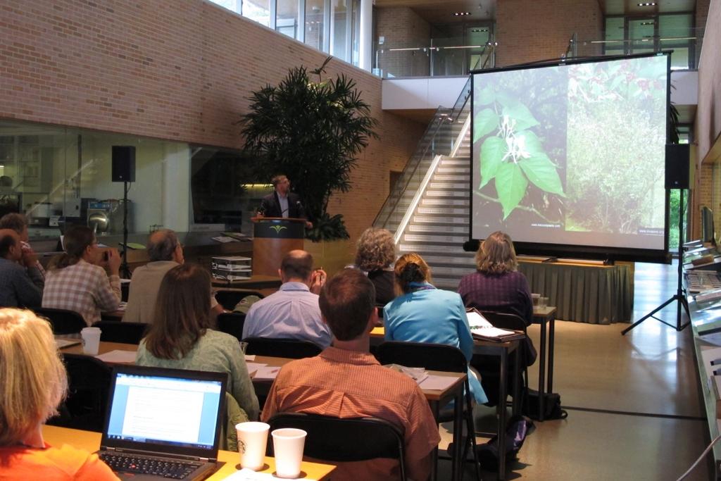 Connecting conservation and green industry Invasive ornamental plant symposium and working group at Chicago Botanic Garden Speakers talk about