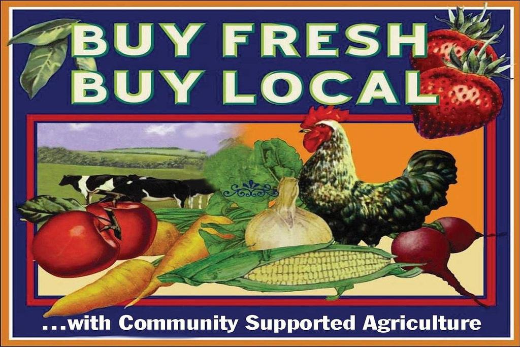 Building shared prosperity in the region Shifting to a local food system in which the food we eat is produced within the region supports jobs and keeps money in our local community.