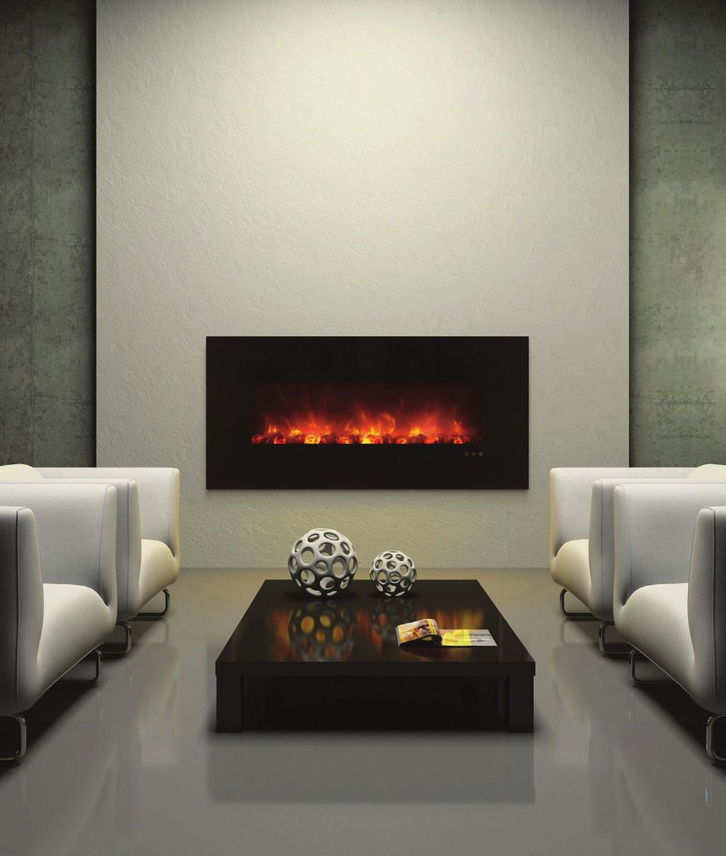 With an unsurpassed realistic flame pattern, these models are packed with features including recessed or wall mount installation, LED